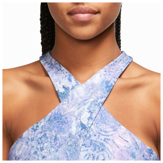 Nike Γυναικείο μπουστάκι W NK DF SWSH Wrap Bra AOP Nike Γυναικείο μπουστάκι W NK DF SWSH Wrap Bra AOP